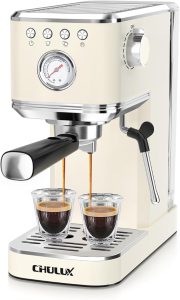 7. CHULUX Slim Espresso Machine